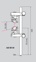 Beam-steering mirror holders